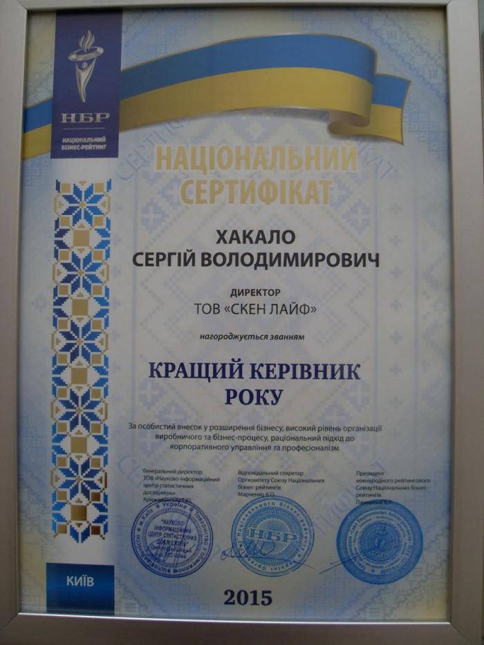 Лучший руководитель года, 2015